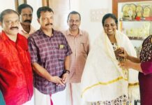 മെഡിക്കൽ കോളേജിലെ വാട്ടർ അതോറിറ്റി എഞ്ചിനീയറെ ആദരിച്ചു